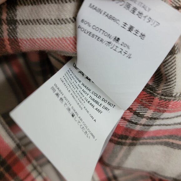 Our Legacy Box Flannel Shirt in Check Plaid 44 XS - Picture 5 of 7